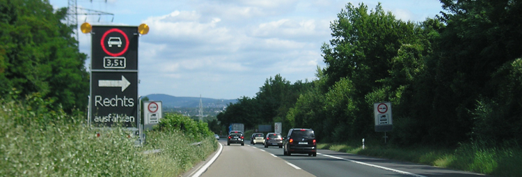 A643 Lkw Sperranlage Autobahn Rheinbr�cke Wiebaden Schierstein Mainz Mombach 92