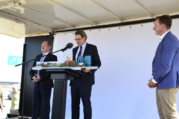 A 14 Colbitz Tangerh�tte Verkehrsminister Andreas Scheuer Verkehrsfreigabe 16