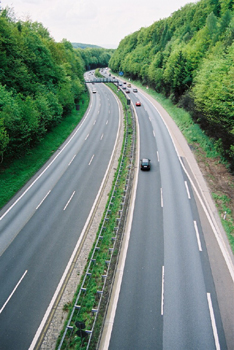 A 3 Autobahn Anschlußstelle Weibersbrunn im Spessart 28