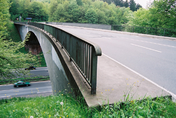 A 3 Autobahn Anschlußstelle Weibersbrunn im Spessart 30