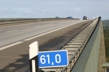Autobahn A7 Rendsburg Hochbrücke Rade Nordostseekanal 375