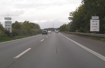 Autobahn Rheinbr�cke Duisburg Neuenkamp A40 Vollsperrung Verkehrsfreigabe 37