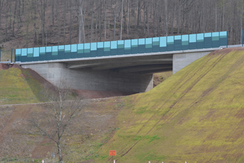 Autobahnneubau A44 Lückenschluß Kassel Eschwege Eisenach Ringgau Sontra Anschlußstelle 02