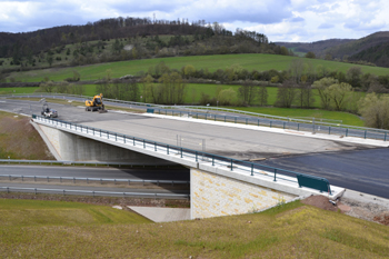 Autobahnneubau A44 Lückenschluß Kassel Eschwege Eisenach Ringgau Sontra Anschlußstelle 65