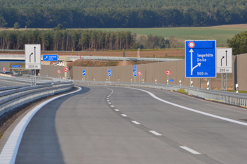 Autobahnneubau A 14 Colbitz Tangerh�tte Ausbauende 46