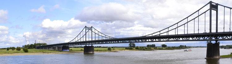 B288 Krefeld-Uerdingen Rheinbrücke Bundesstraße Duisburg Neubau Autobahn A524 01