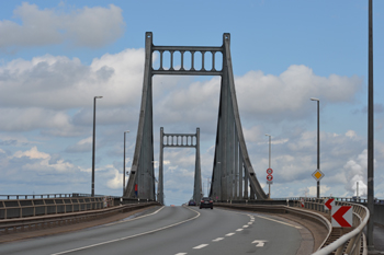 B288 Krefeld-Uerdingen Rheinbrücke Bundesstraße Duisburg Neubau Autobahn A524 81