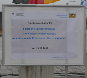 Bundesautobahn A3 Frankfurt am Main W�rzburg N�rnberg sechstreifiger Ausbau Rohrbrunn Marktheidenfeld 24