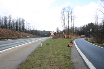 Bundesautobahn A3  Weibersbrunn - Rohrbrunn Rastplatz Krebslöcher 