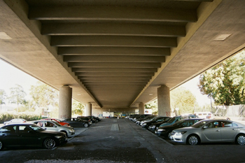 Bundesautobahn A 643 Mainz - Wiesbaden Schierstein Rheinbr�cke 05