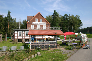Erste Deutsche Autobahnrastst�tte Rodaborn Trpitis Bratwurst Rasthof Rastanlage Parkplatz 78
