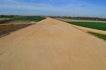 Neubau Autobahnkreuz neue Autobahn bau Jackerath A44n Autobahnbrücke 80