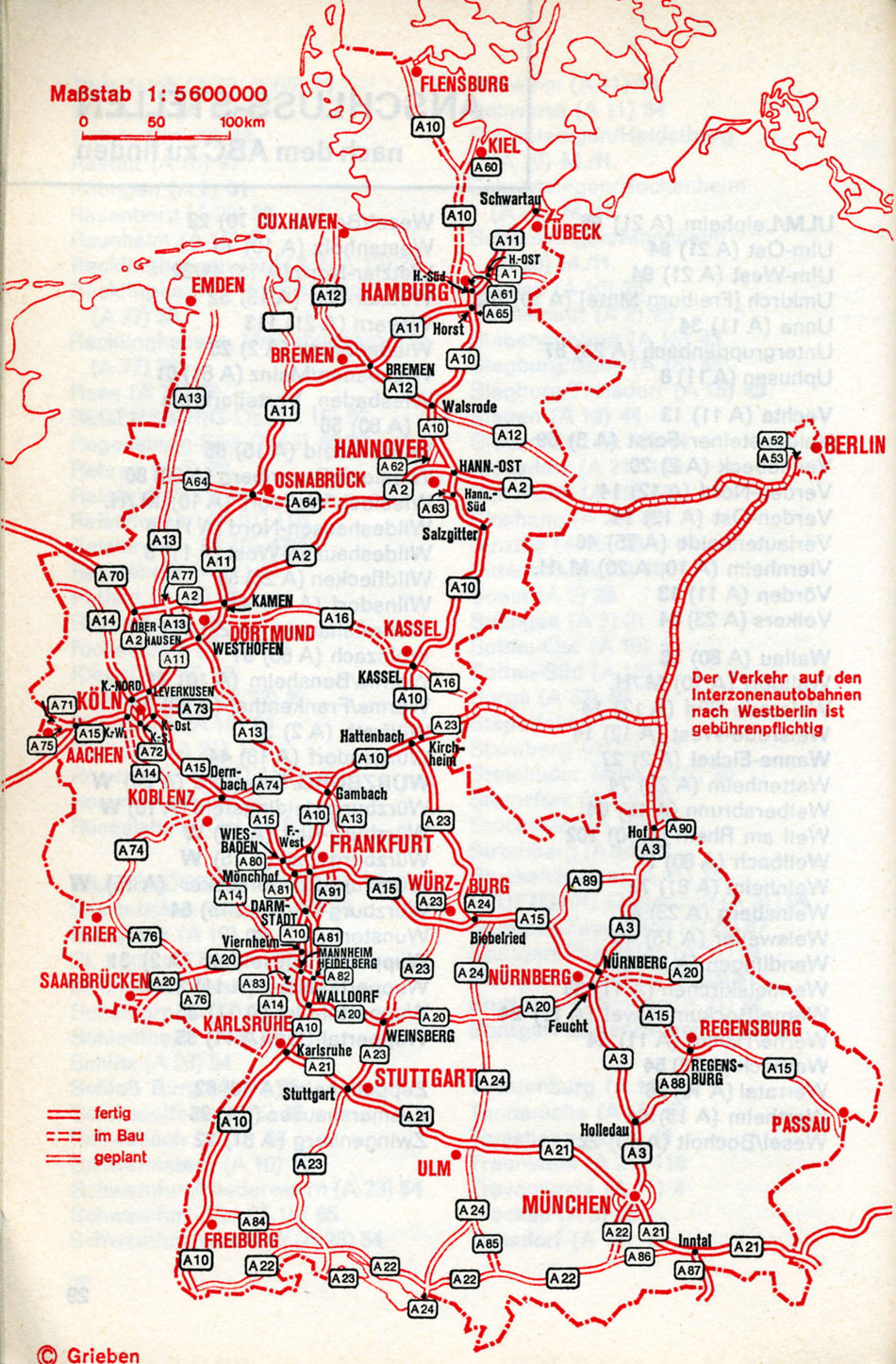 Nummern 1969 Grieben 30