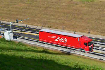 Rheinbr�cke Leverkusen K�ln Autobahnbr�cke Lkw-Sperre Schrankenanlage 064