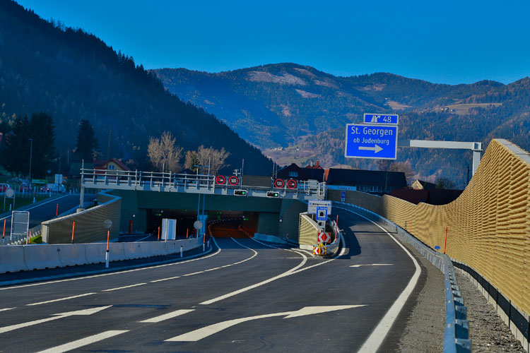 S 36 Murtal Schnellstra�e Unterflurtrasse St. Georgen 