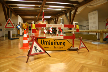 Straßenmuseum Strassengeschichte Verkehrsgeschichte Straßenplanung Verkehrsschild Beschilderung 96