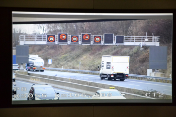 Tempor�re Seitenstreifenfreigabe Streckenbeeinflussungsanlage 80