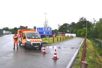 A40 Duschen f�r Lkw-Fahrer Autobahn Parkplatz Duschcontainer Logistikbranche Lieferketten 60