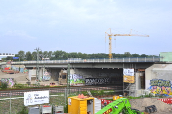 A40 Ruhrschnellweg Autobahn Vollsperrung Bochum Schlachthofbrücke 5
