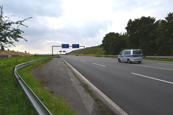 Autobahnbr�cke A1 Leverkusen K�ln-Merkenich Vollsperrung 76