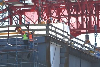 Autobahnbrücke Leverkusen Köln Merkenich Lückenschluss 09